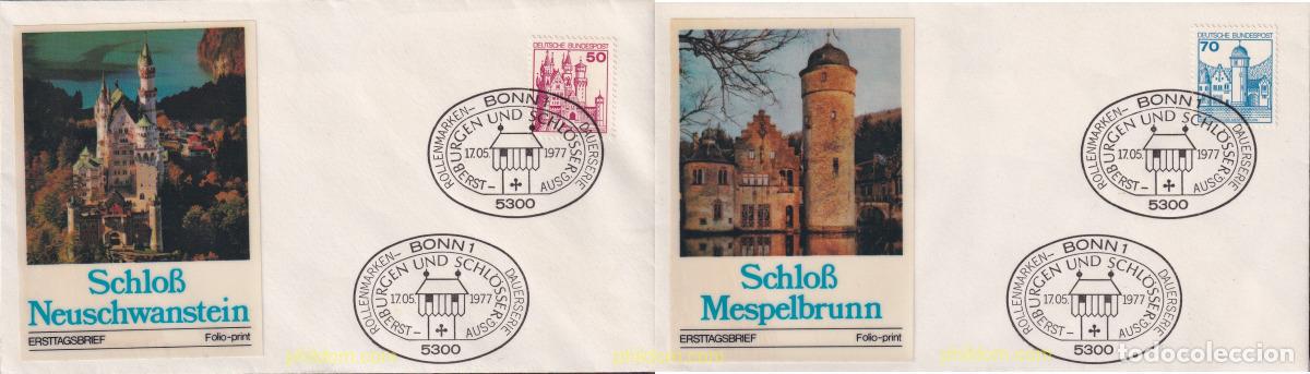 Francobolli: 710375 USED ALEMANIA FEDERAL 1977 CASTILLOS