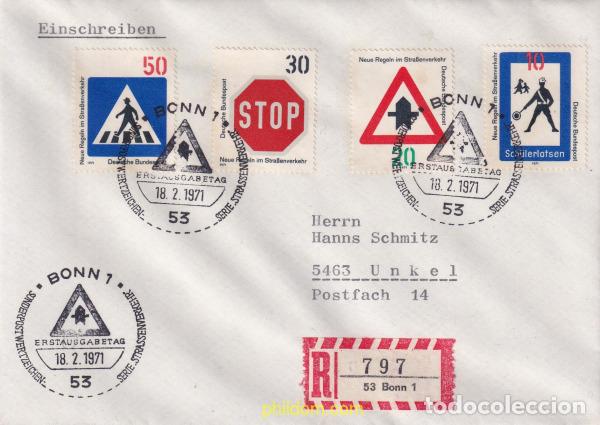 Francobolli: 710400 MNH ALEMANIA FEDERAL 1971 NUEVA REGLEMENTACION EN CARRETERA