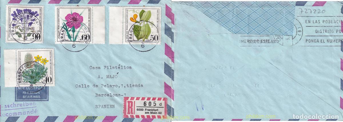 Francobolli: 727220 USED ALEMANIA FEDERAL 1980 FLORES SILVESTRES