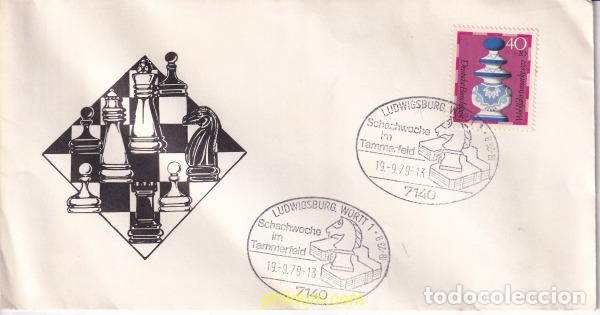 Francobolli: 727726 USED ALEMANIA FEDERAL 1972 PRO OBRAS BENEFICAS. PIEZAS DE AJEDREZ