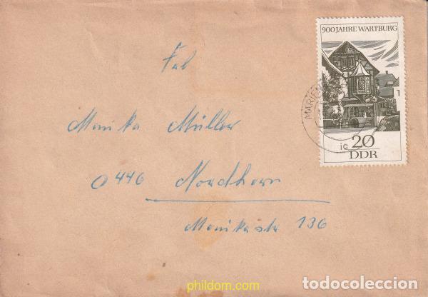 Francobolli: 727732 USED ALEMANIA DEMOCRATICA 1966 9 CENTENARIO DEL CASTILLO DE WARTBURG (1967)