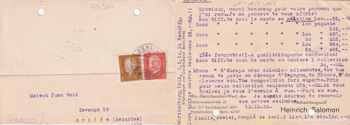 Briefmarken: 727364 USED ALEMANIA 1928 PRESIDENTES