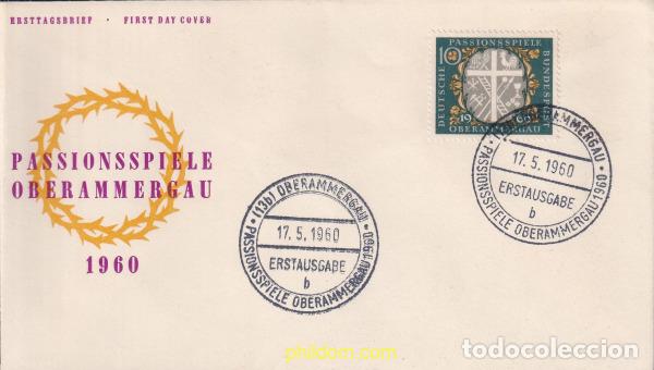 Sellos: 710394 USED ALEMANIA FEDERAL 1960 REPRESENTACION DE LA PASION EN OBERAMMERGAU