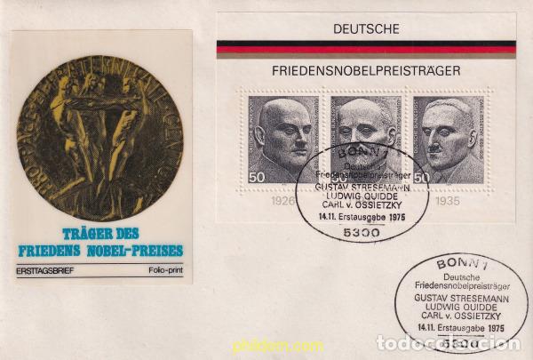 Sellos: 710373 MNH ALEMANIA FEDERAL 1975 PREMIOS NOBEL