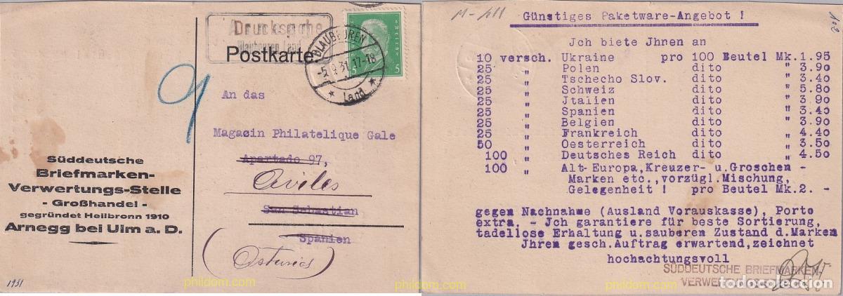 Sellos: 717755 USED ALEMANIA 1928 PRESIDENTES