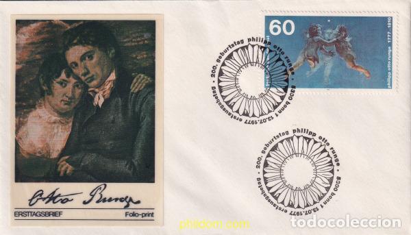 Sellos: 710384 USED ALEMANIA FEDERAL 1977 BICENTENARIO DEL NACIMIENTO DEL PINTOR PHILIPP OTTO RUNGE