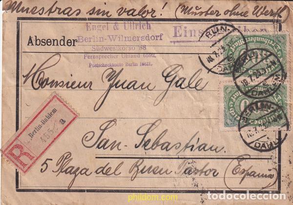 Sellos: 730402 USED ALEMANIA 1922 CIFRAS