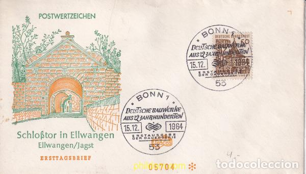 Sellos: 727721 USED ALEMANIA FEDERAL 1964 EDIFICIOS HISTORICOS