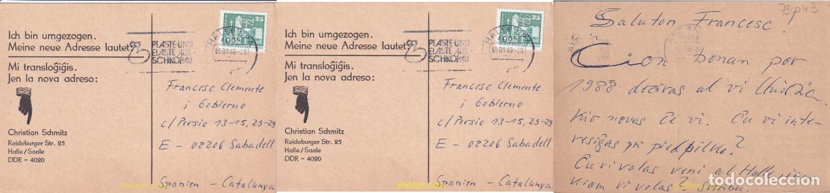 Sellos: 730043 USED ALEMANIA DEMOCRATICA 1973 CONSTRUCCIONES SOCIALISTAS DE LA REPUBLICA