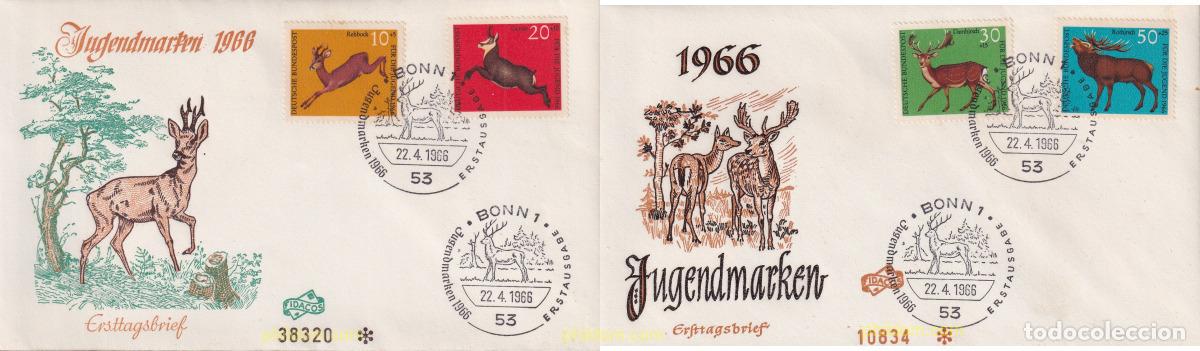 Sellos: 710369 MNH ALEMANIA FEDERAL 1966 FAUNA SILVESTRE