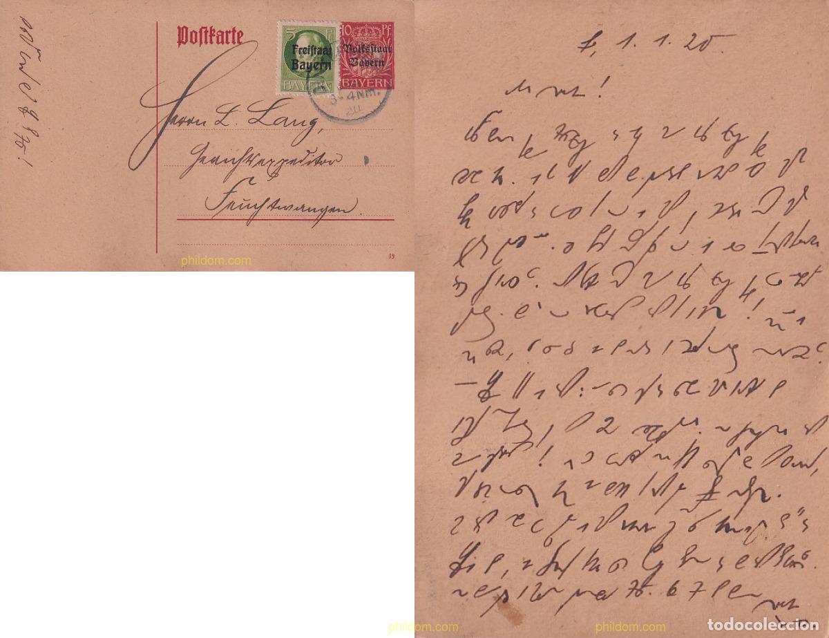 Timbres: 717730 USED ALEMANIA. Baviera 1919 MOTIVOS VARIOS