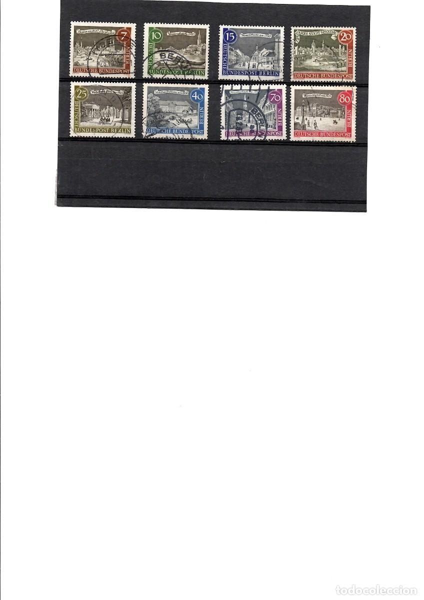Francobolli: Alemania Berlin 1962,Monumentos, usados 8 val.