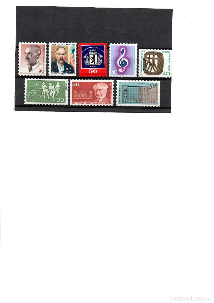 Francobolli: Alemania Berlin 1975,nuevos,varios,