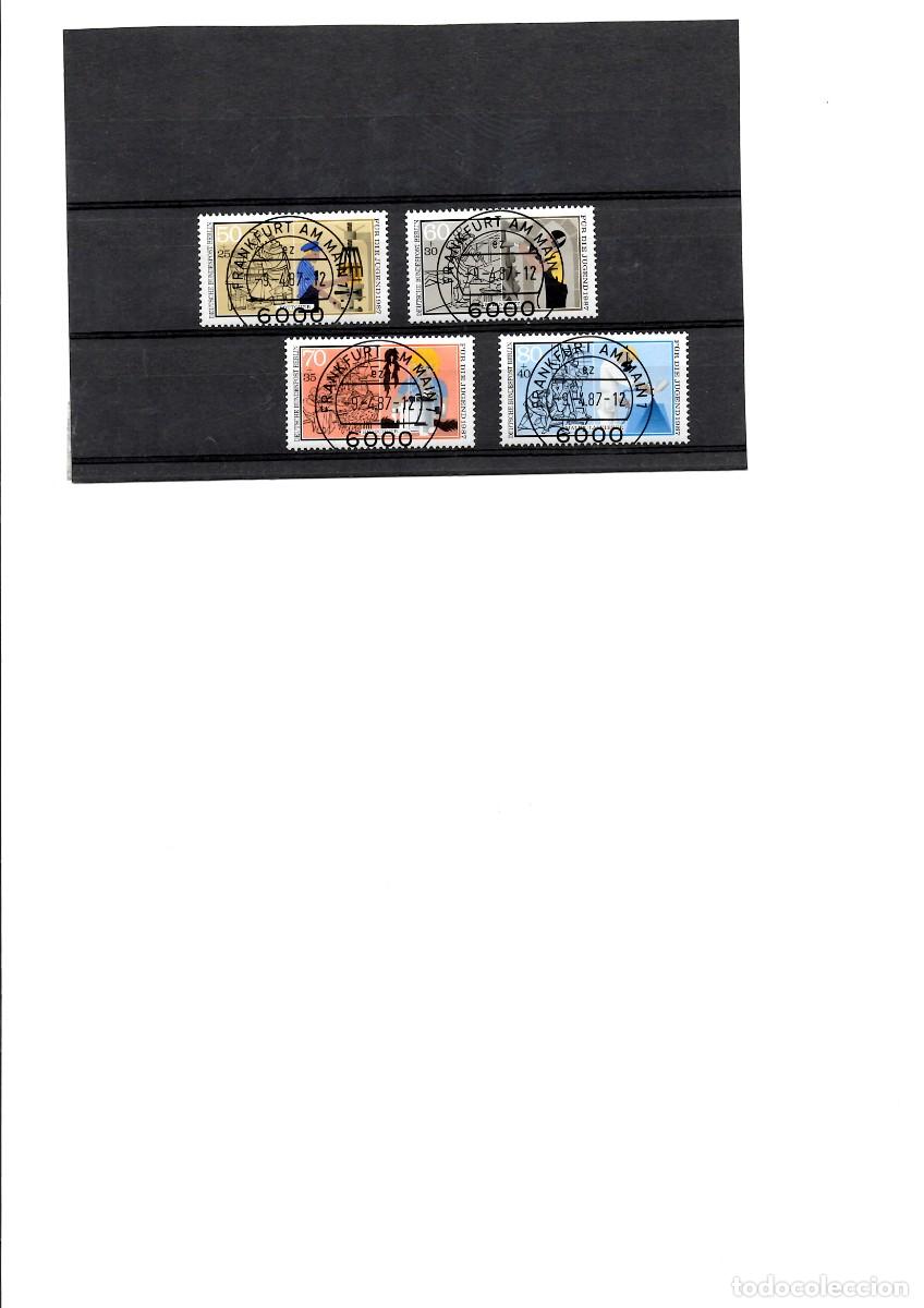 Selos: Alemania Berlin 1987,M,780-83 serie usada