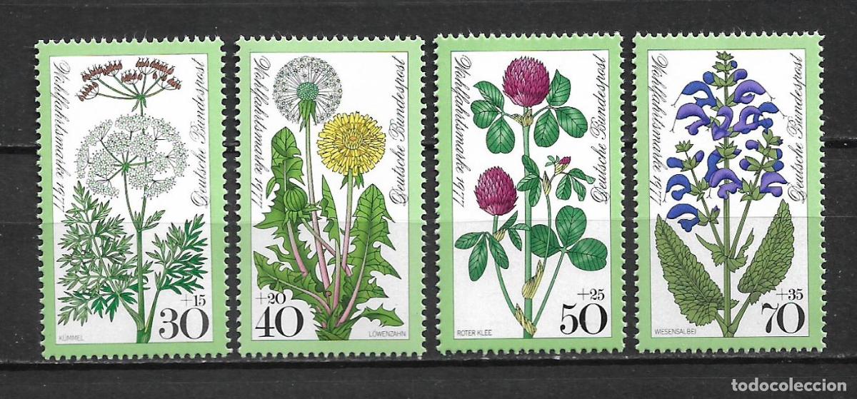 Briefmarken: alemania 1977 michel 949/952 ** mnh flora - 8/44