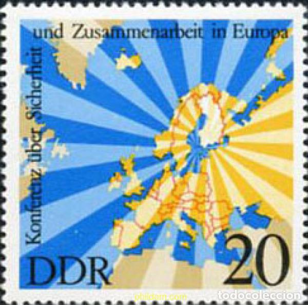 Sellos: 150784 MNH ALEMANIA DEMOCRATICA 1975 CONFERENCIA SOBRE LA SEGURIDAD Y COOPERACION EN EUROPA