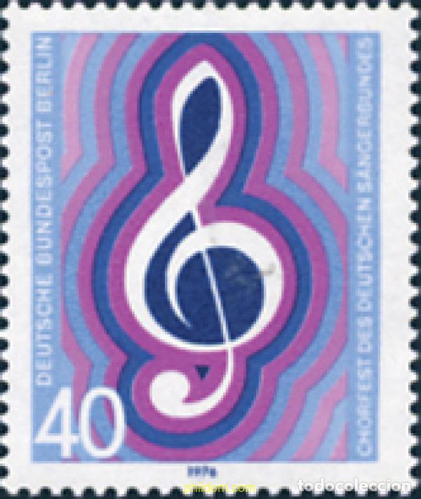 Stamps: 131114 MNH ALEMANIA. Berl&iacute;n 1976 17 FIESTA CORAL