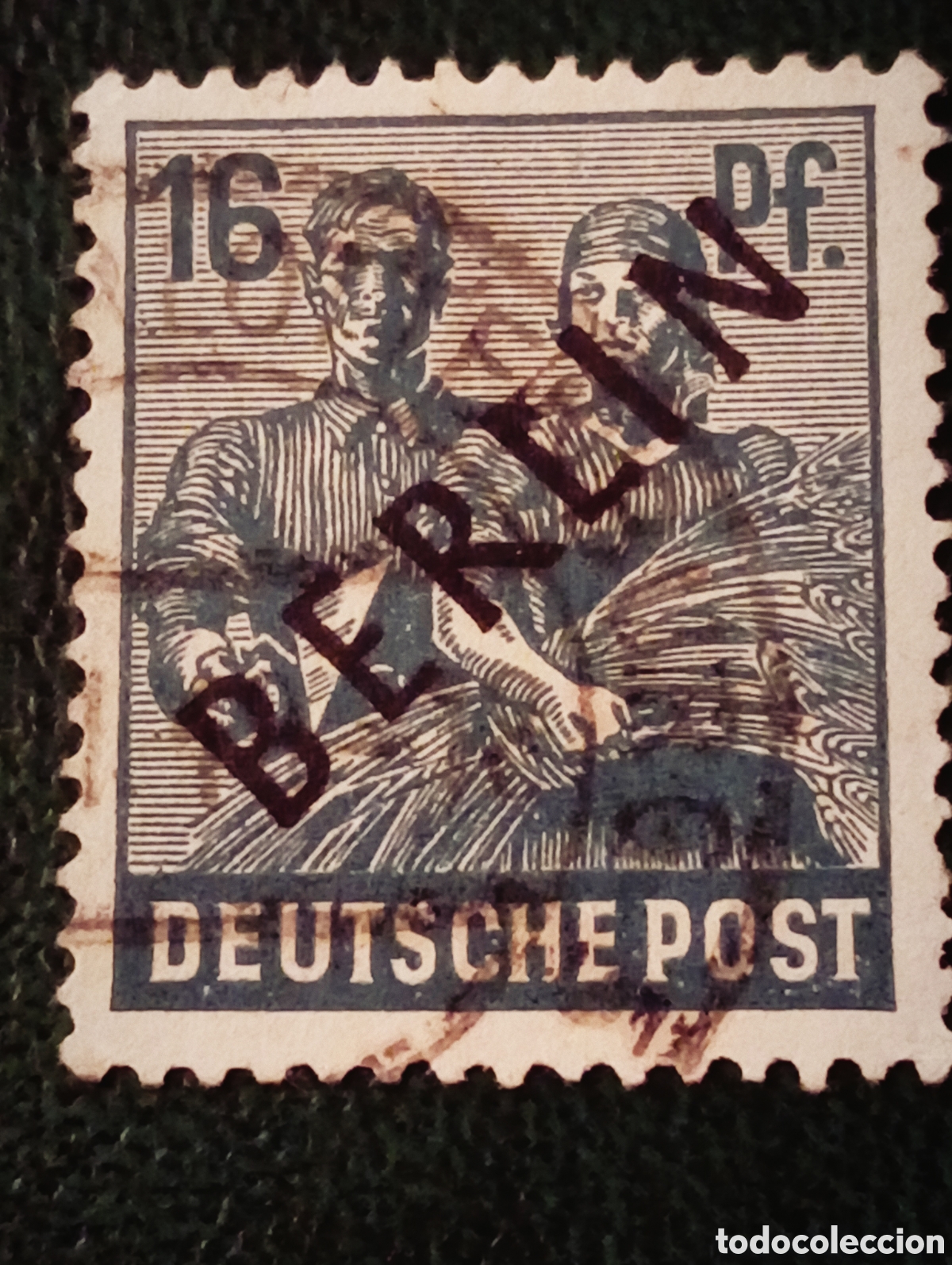 Timbres: Sello Alemania Berl&iacute;n 1948 Yvert 7A