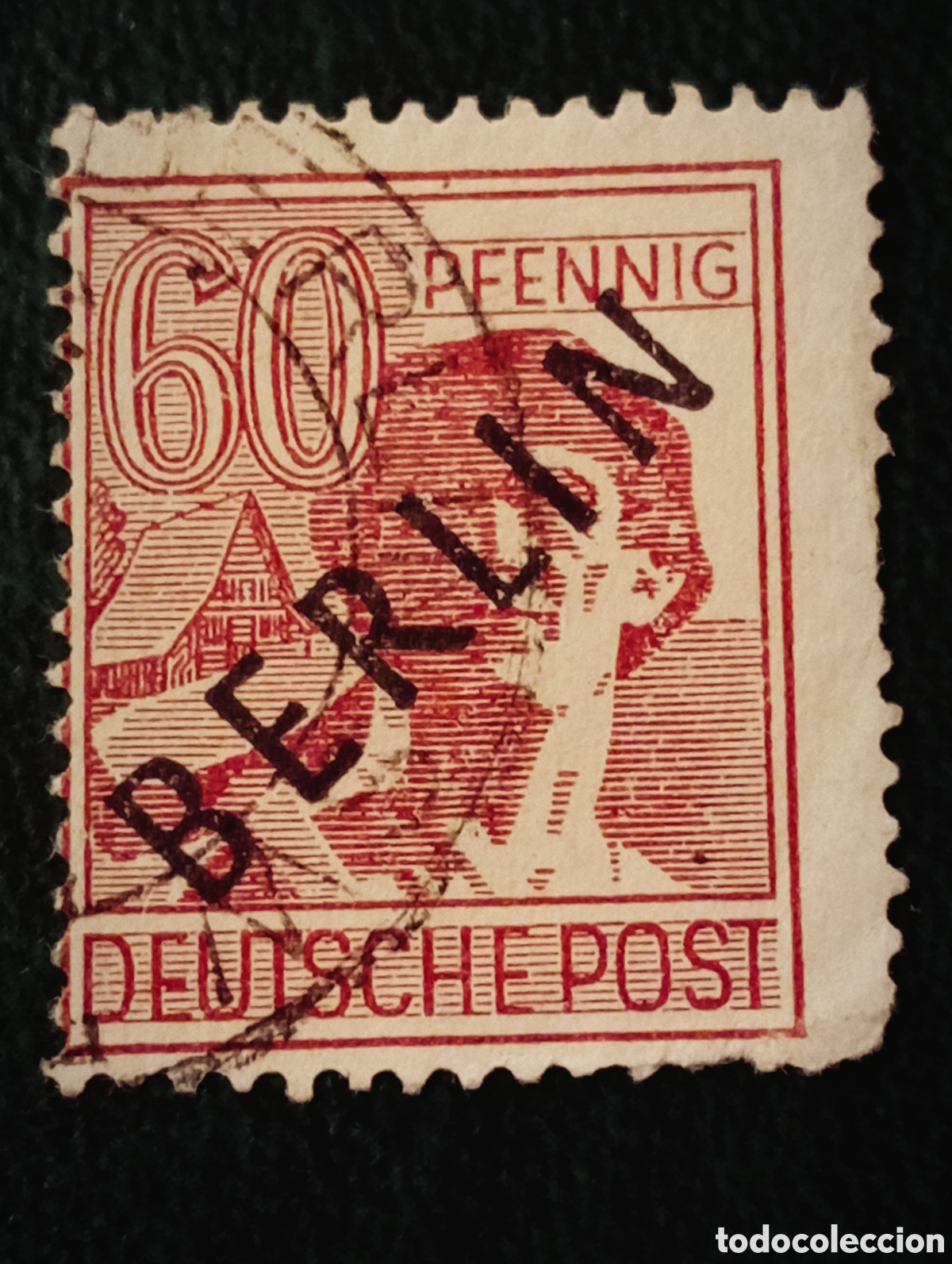 Timbres: Sello Alemania Berl&iacute;n 1958 Yvert 14A