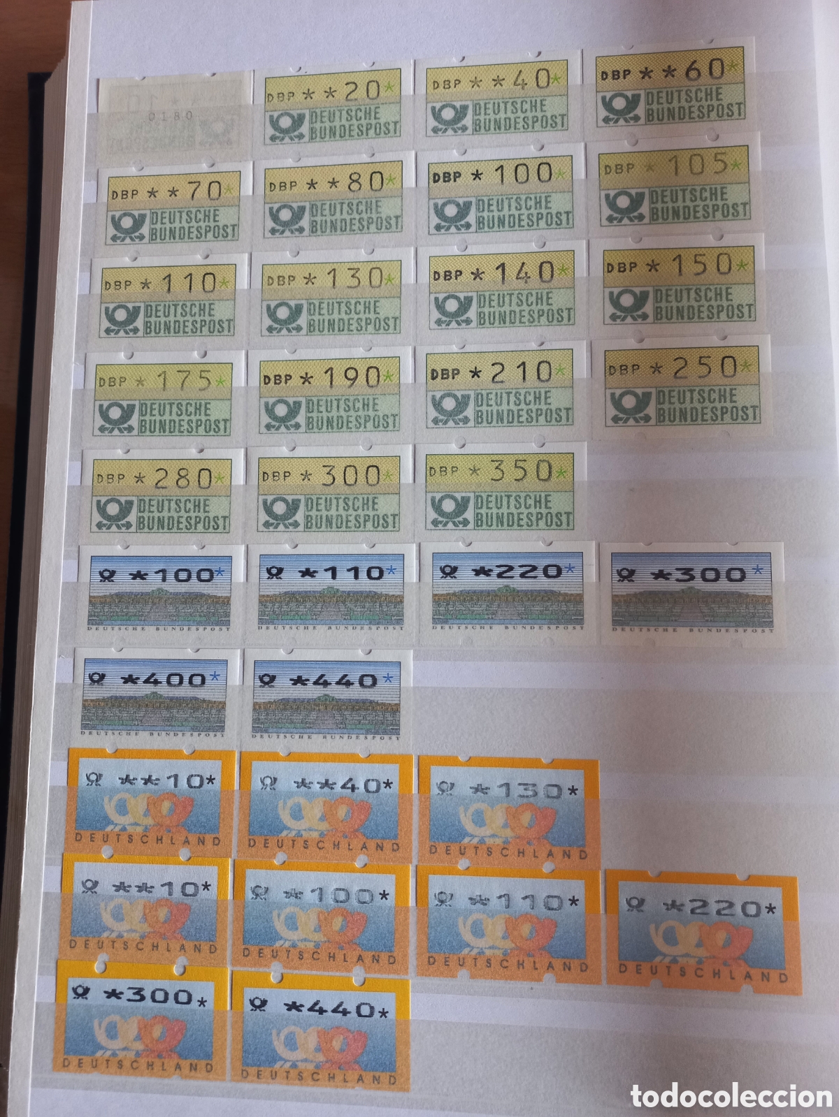 Stamps: ATMS ALEMANIA NUEVOS.