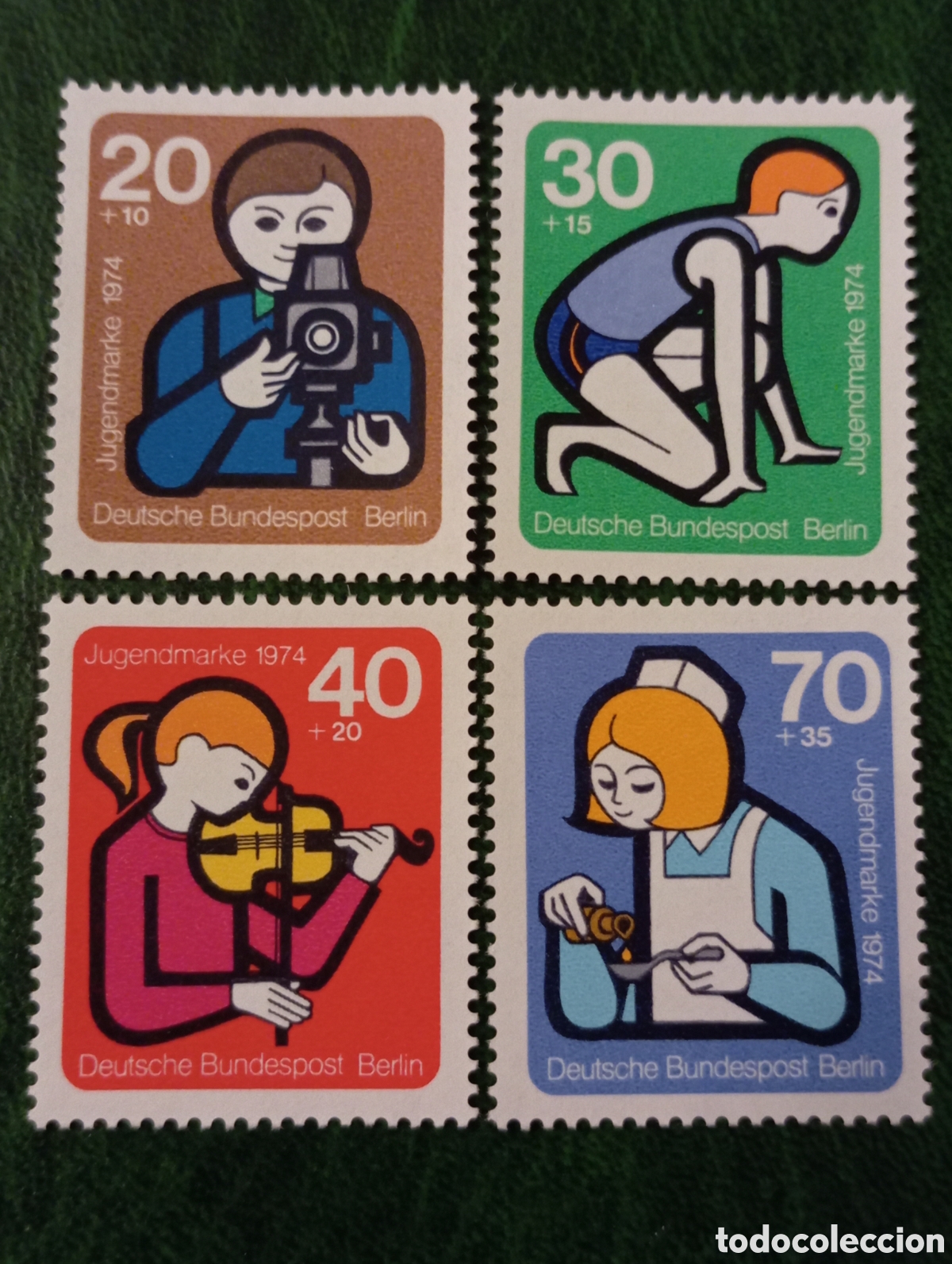 Selos: Alemania Federal. 649/52 Pro-Juventud. 1974 Nuevo MNH**