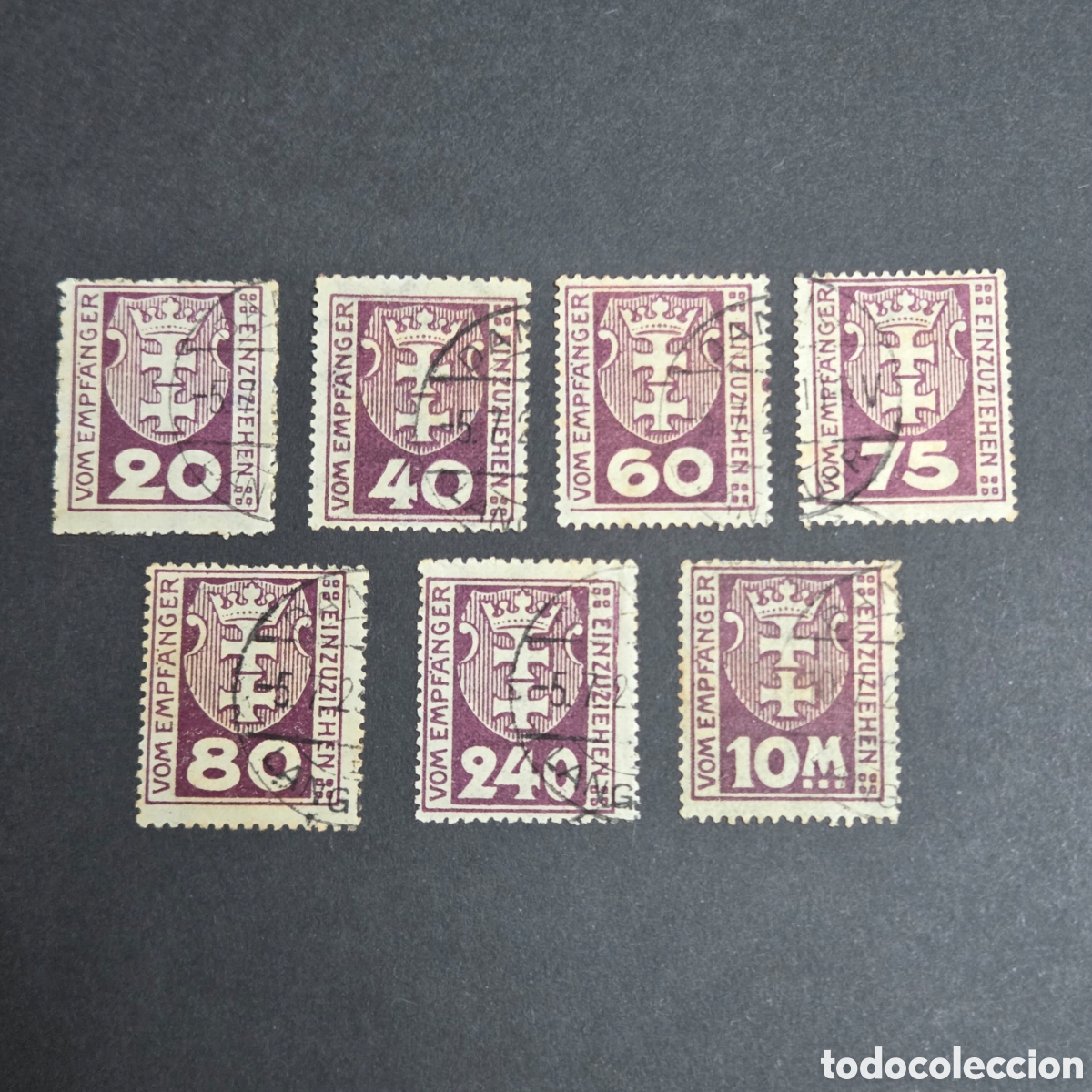 Timbres: ALEMANIA DANZIG 1923 USADOS