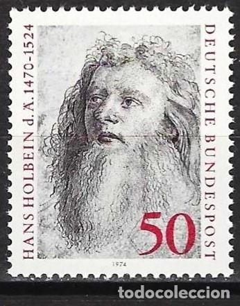 Selos: Alemania 1974 - Mi 813 - YT 662 - El Artista pintor Hans Holbein - MNH**