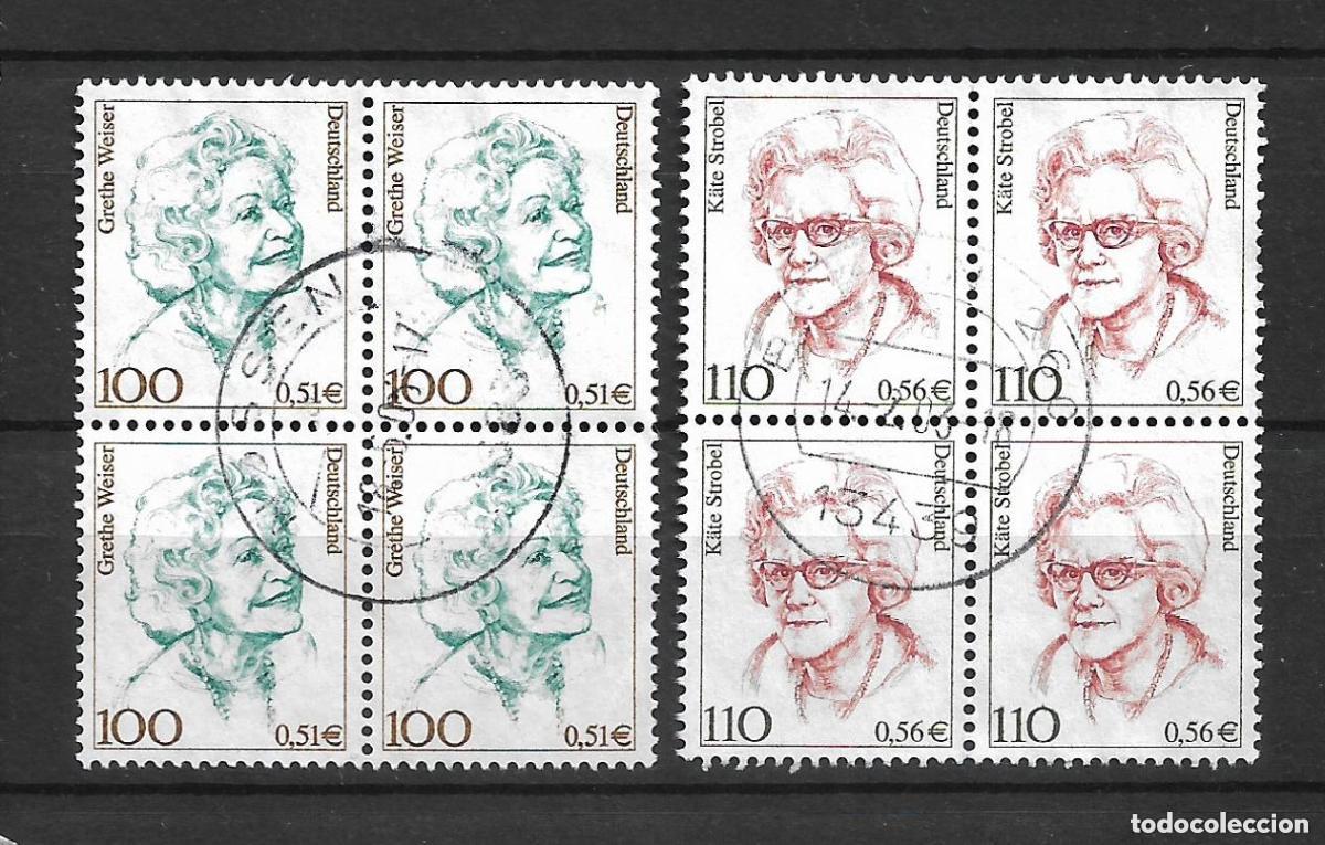 Sellos: alemania 2000 michel 2149/2150 usado 8&euro; - 7/38