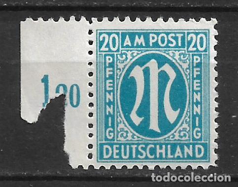 Selos: alemania alliierte besetzung bizona 1945 michel 26 ** mnh - 33/33