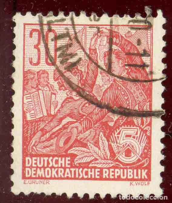 Selos: Alemania Oriental (DDR). Plan Quinquenal. 1957-59. YT-319B. usado