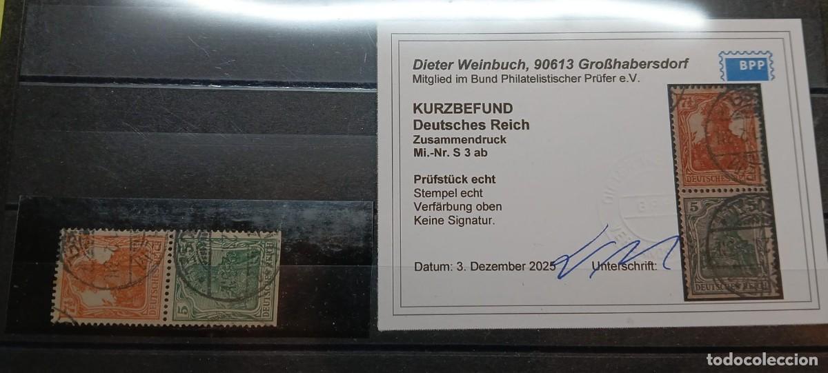 Sellos: Certificado del M S 3ab - Foto 1