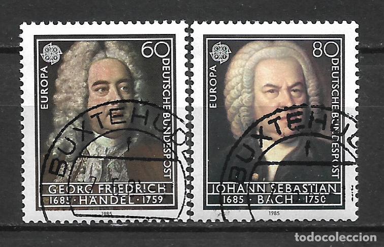 Sellos: alemania 1985 michel 1248/1249 usado europa cept - 23/22
