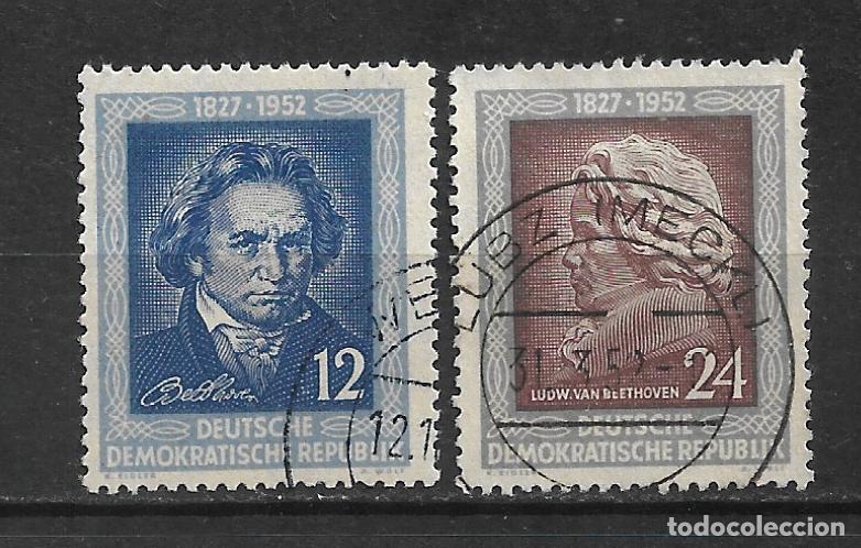 Sellos: alemania ddr 1952 michel 300/301 usado 3.40&euro; - 1/4