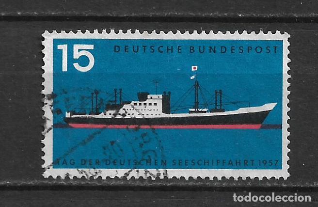 Sellos: alemania 1957 michel 257 usado 1.40&euro; - 17/24