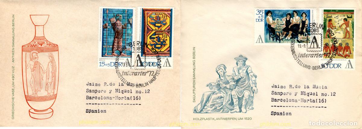 Sellos: 782224 MNH ALEMANIA DEMOCRATICA 1972 INTERARTES. EXPOSICION FILATELICA INTERNACIONAL DE BERLIN