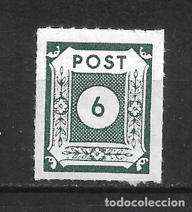 Sellos: alemania sajonia oriental 1945 michel 43 B II b ** mnh - 17/24