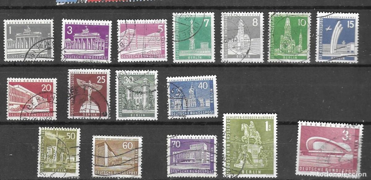 Selos: SELLOS USADOS DE BERLIN 1956/ 63, YT 125/ 35A