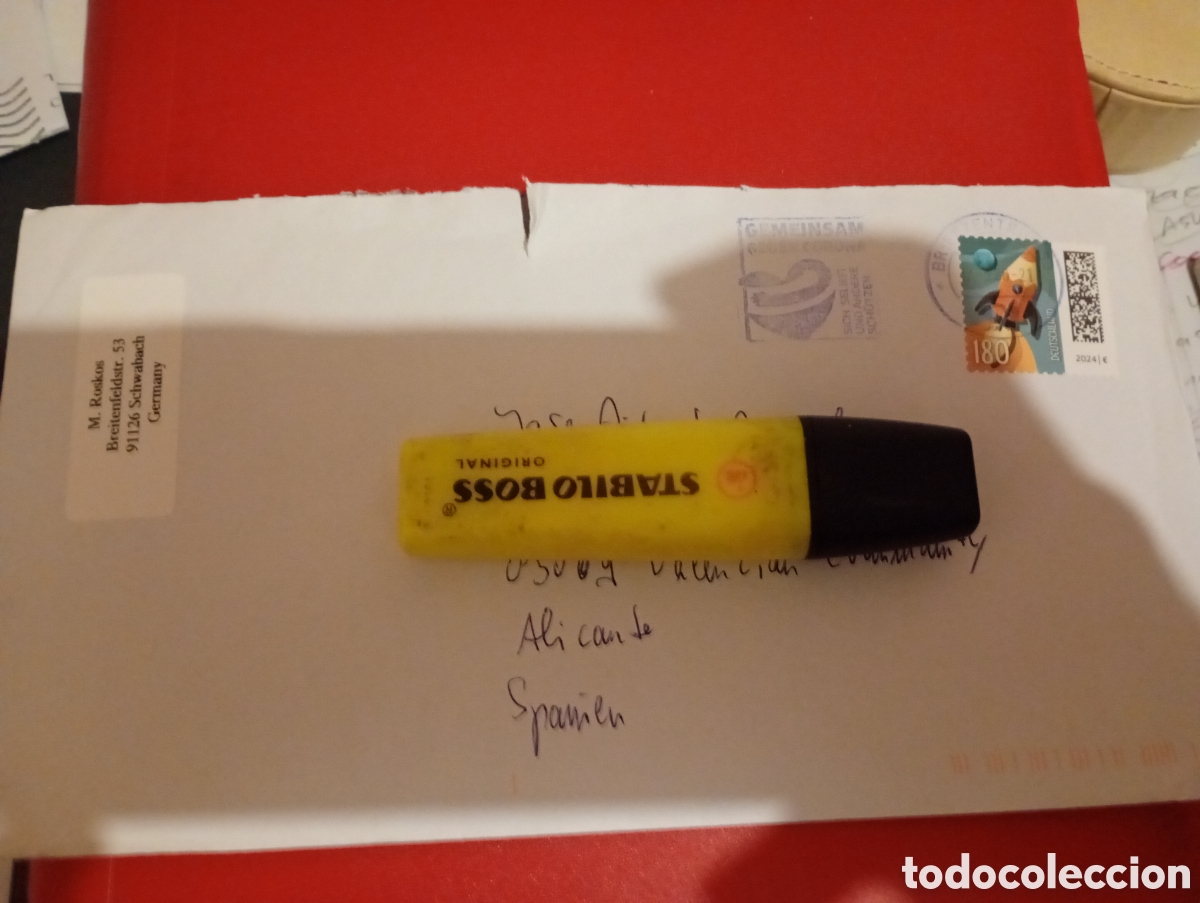 Sellos: Sobre franqueado Alemania