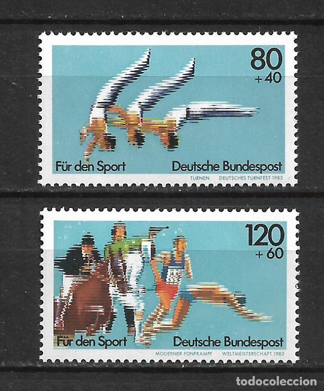 Sellos: alemania 1983 michel 1172/1173 ** mnh 3.80&euro; deportes - 23/22