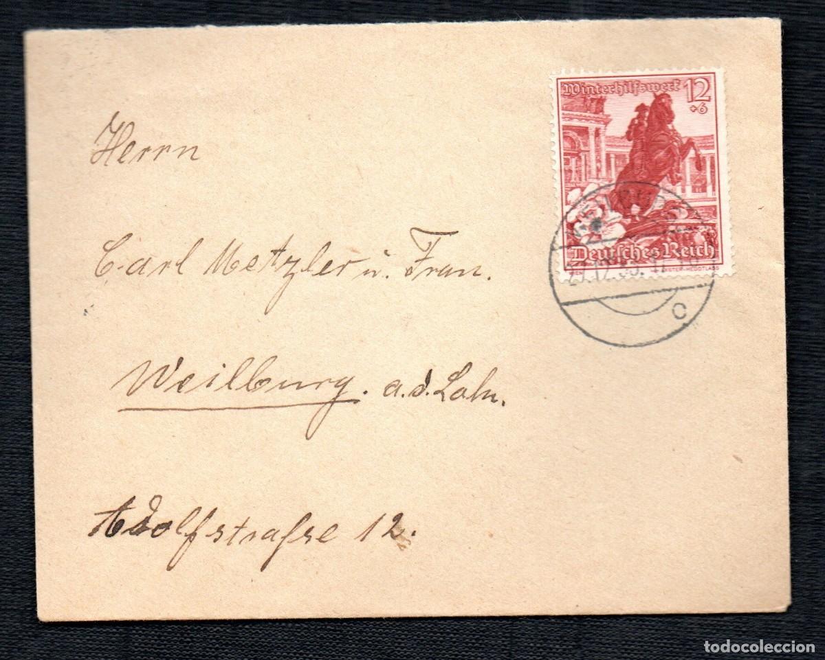 Sellos: ALEMANIA REICH. 1933. MINI SOBRE WEILBURG. MI 680