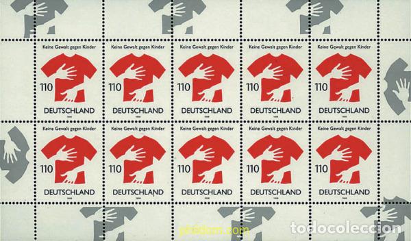 Sellos: 146733 MNH ALEMANIA FEDERAL 1998 NO VIOLENCIA PARA LOS NI&Ntilde;OS
