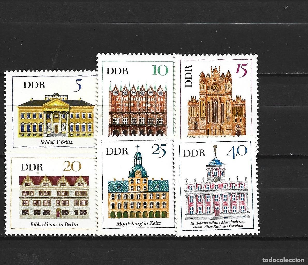 Sellos: ALEMANIA DEMOCRATICA DDR YVERT NUM. 942/947 SERIE COMPLETA NUEVA SIN GOMA
