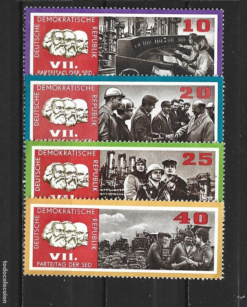 Sellos: ALEMANIA DEMOCRATICA DDR YVERT NUM. 957/962 NUEVOS SIN GOMA