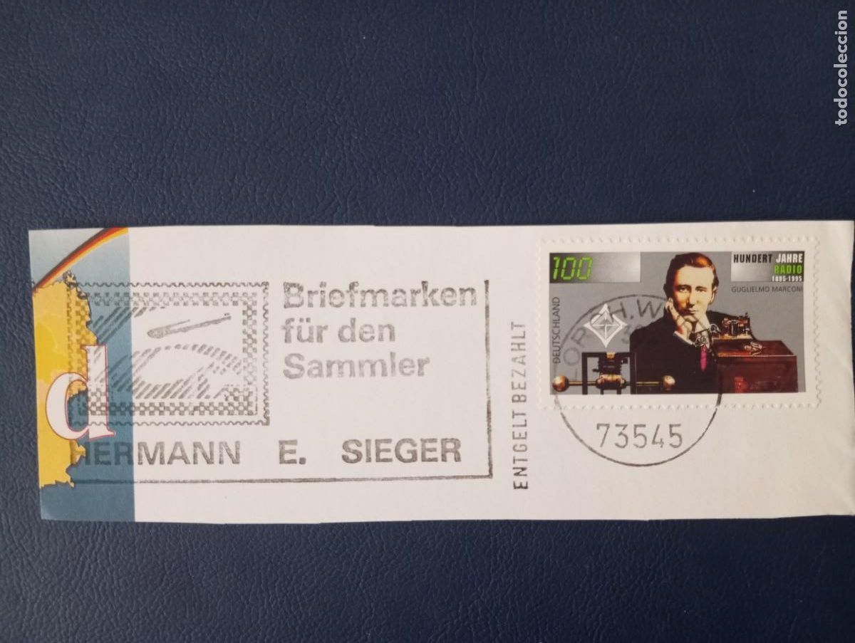 Sellos: ALEMANIA, 1996, MATASELLOS ESPECIAL HERMANN SIEGER, BRIEFMARKEN F&Uuml;R DEN SAMMLER