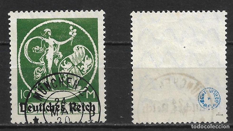 Sellos: alemania reich 1920 michel 137 usado marquillado - 19/21