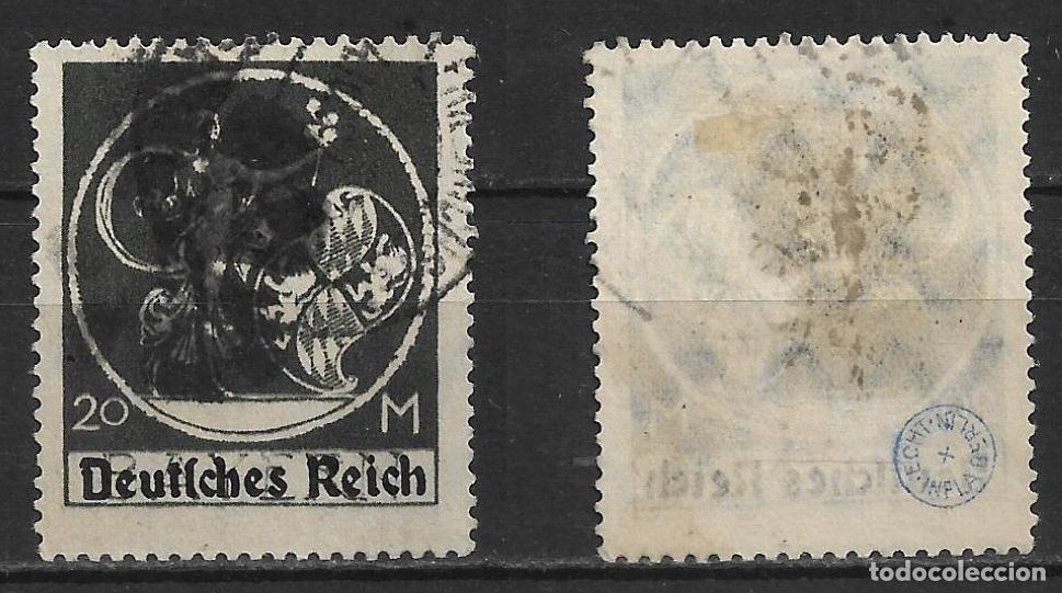 Sellos: alemania reich 1920 michel 138 usado marquillado - 19/21