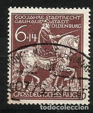 Sellos: ALEMANIA NAZI - 1945 - CENTENARIO AUTONOM&Iacute;A OLDENBURG - USADO