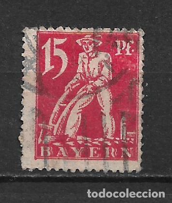 Briefmarken: alemania bayern 1920 michel 180 usado 3.20&euro; - 2/6