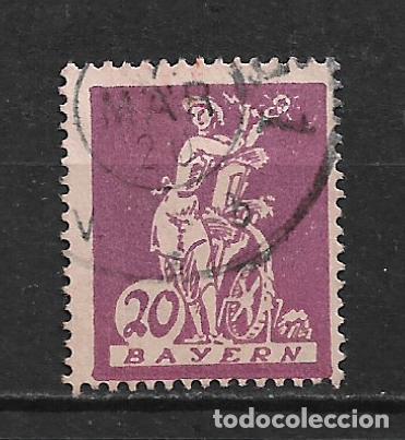Briefmarken: alemania bayern 1920 michel 181 usado 3.20&euro; - 2/6