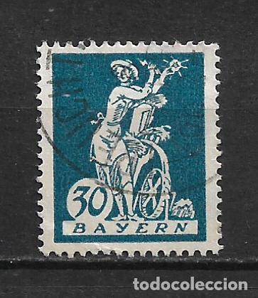Briefmarken: alemania bayern 1920 michel 182 usado 4&euro; - 2/6